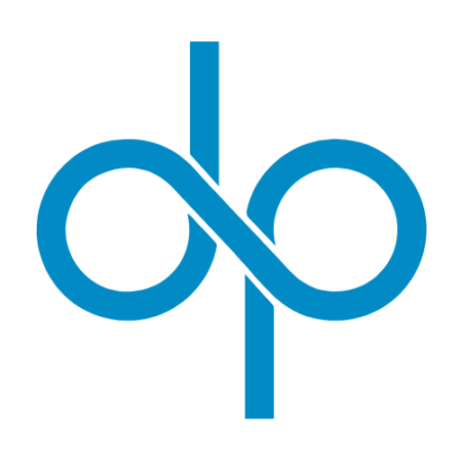DPoslovi logo featuring modern typography with a professional blue and dark color scheme, representing a recruitment and worker leasing agency based in Croatia serving EU and DACH markets